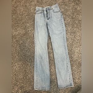 Abercrombie & Fitch Curve Love The 90s Slim Straight Ultra High Rise, 25S